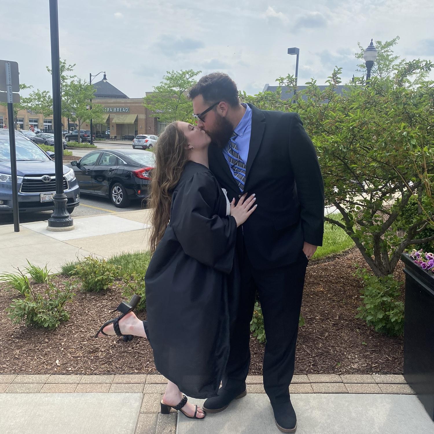 Supporting Haley on her graduation day from JJC