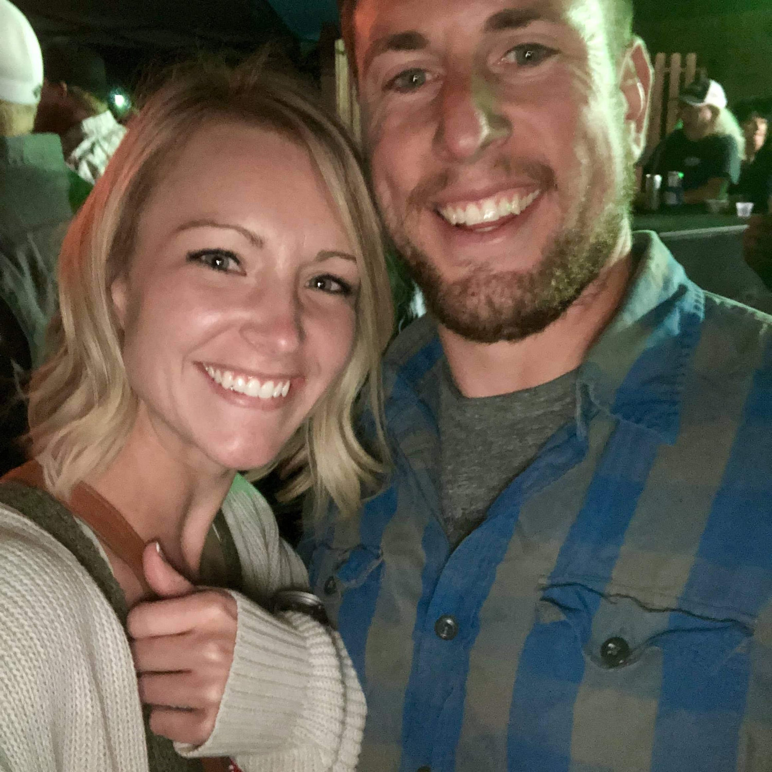 At the Craig Morgan concert at the place we originally met at - Rollie's!
