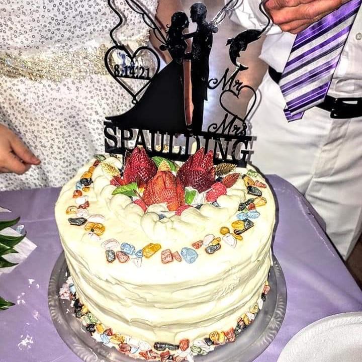 Thank you Mom for making our beautiful cake!