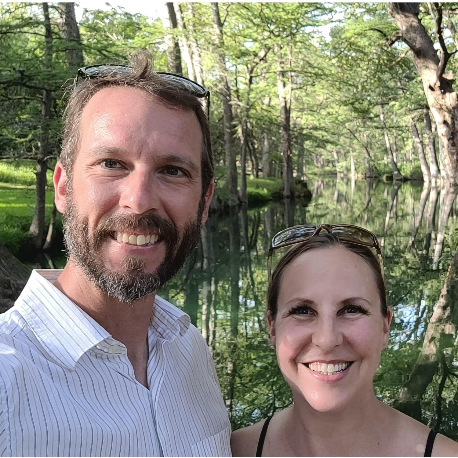 Date night at Blue Hole in Wimberley TX