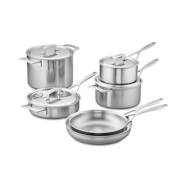 Demeyere Industry 10-Pc. Stainless Steel Cookware Set