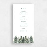 White Wedding Menu - Kelton