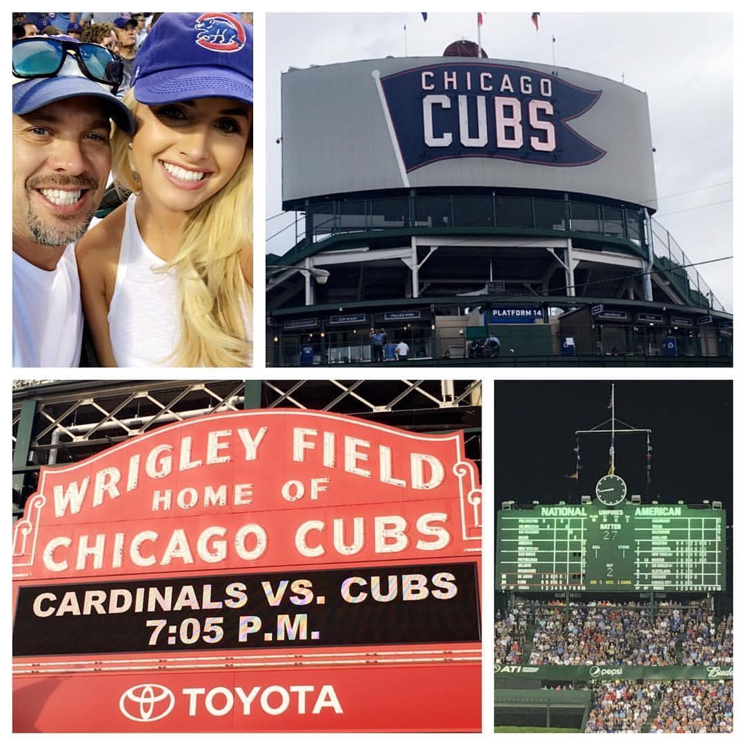 First time in Chicago and at Wrigley!