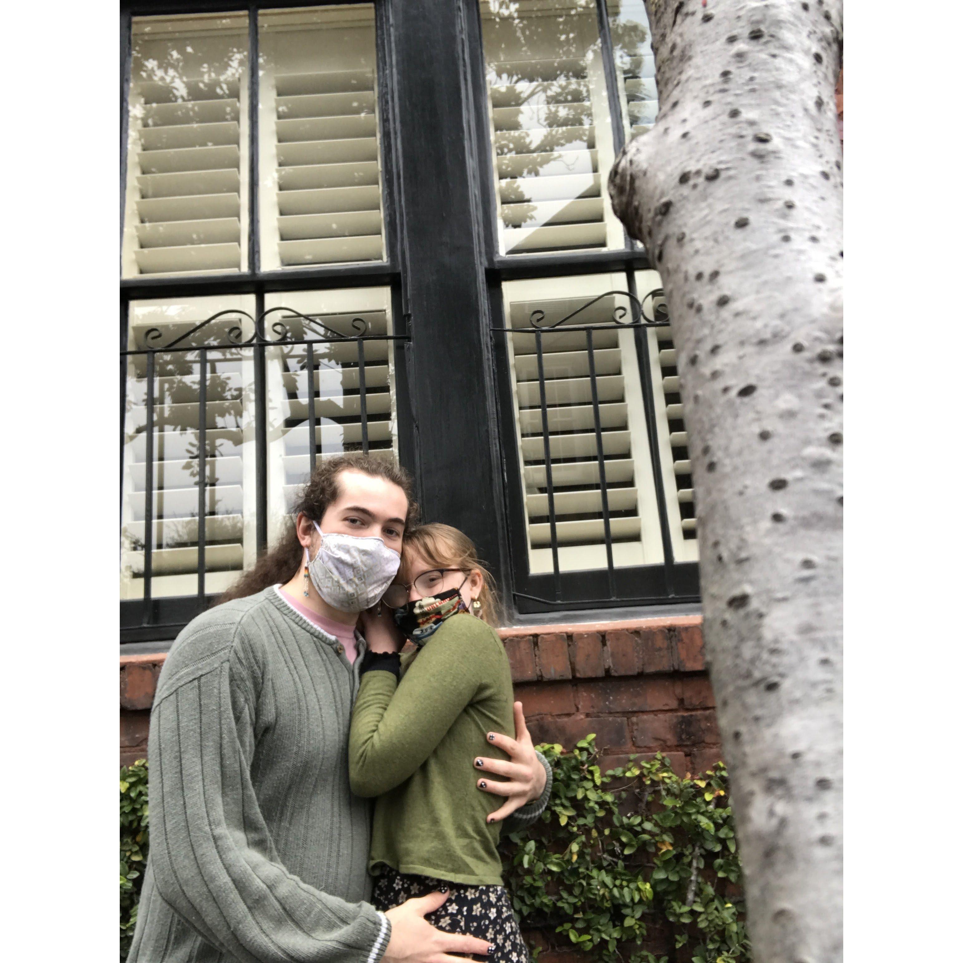 This is from our first trip as a couple out of state to Savannah, GA.