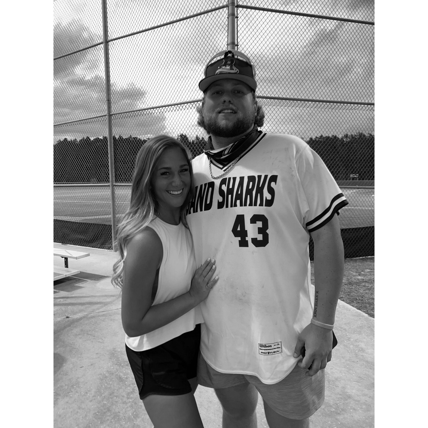 Our first picture together. (March of 2021)