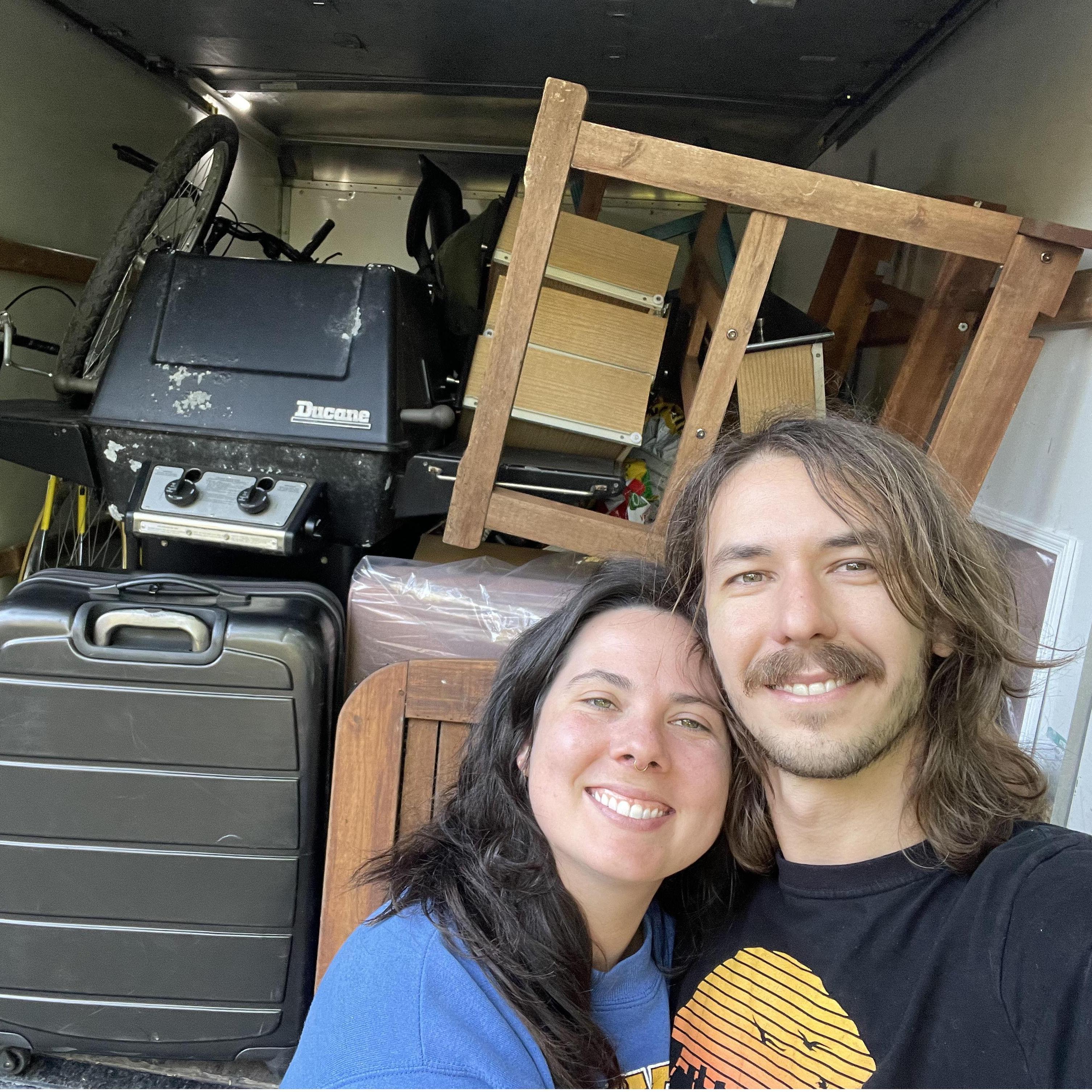 The day we moved in together