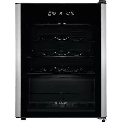 Frigidaire 24-Bottle Capacity Black Freestanding Wine Chiller