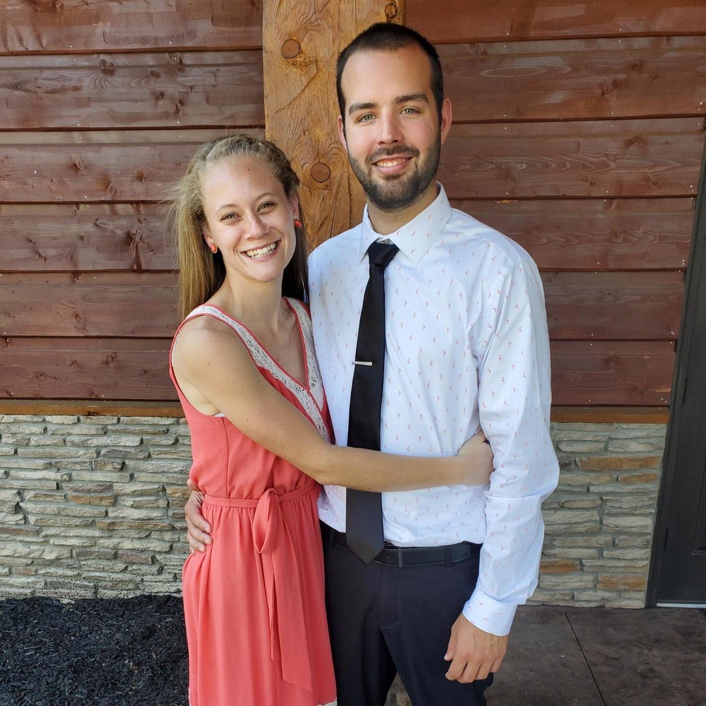 All dressed up for a friend's wedding!