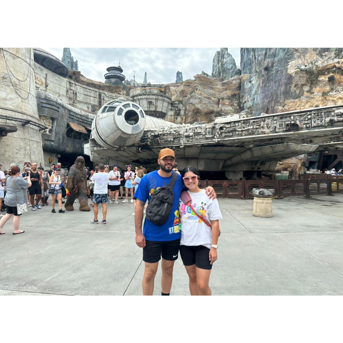 Photobombed by Chewie!