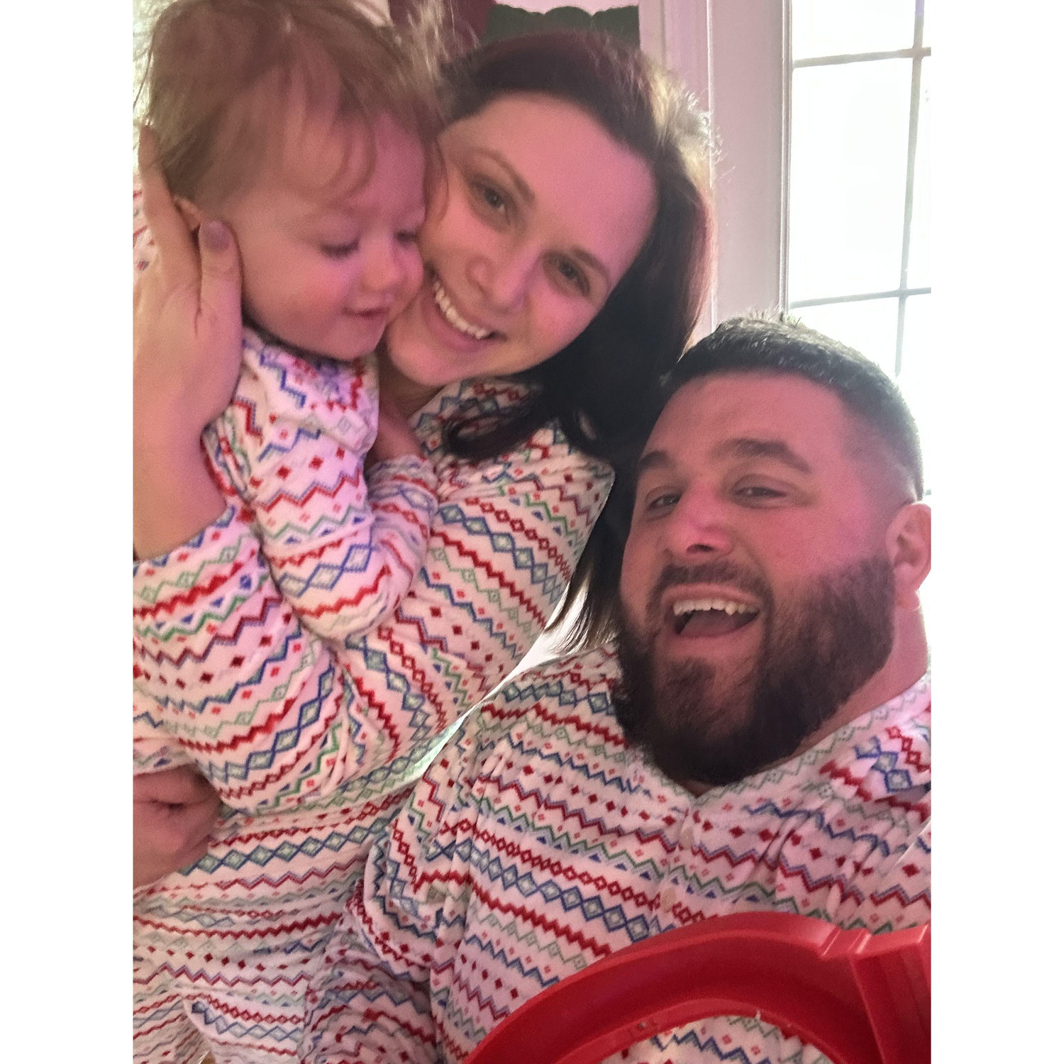 Our fourth Christmas together- and second as a family