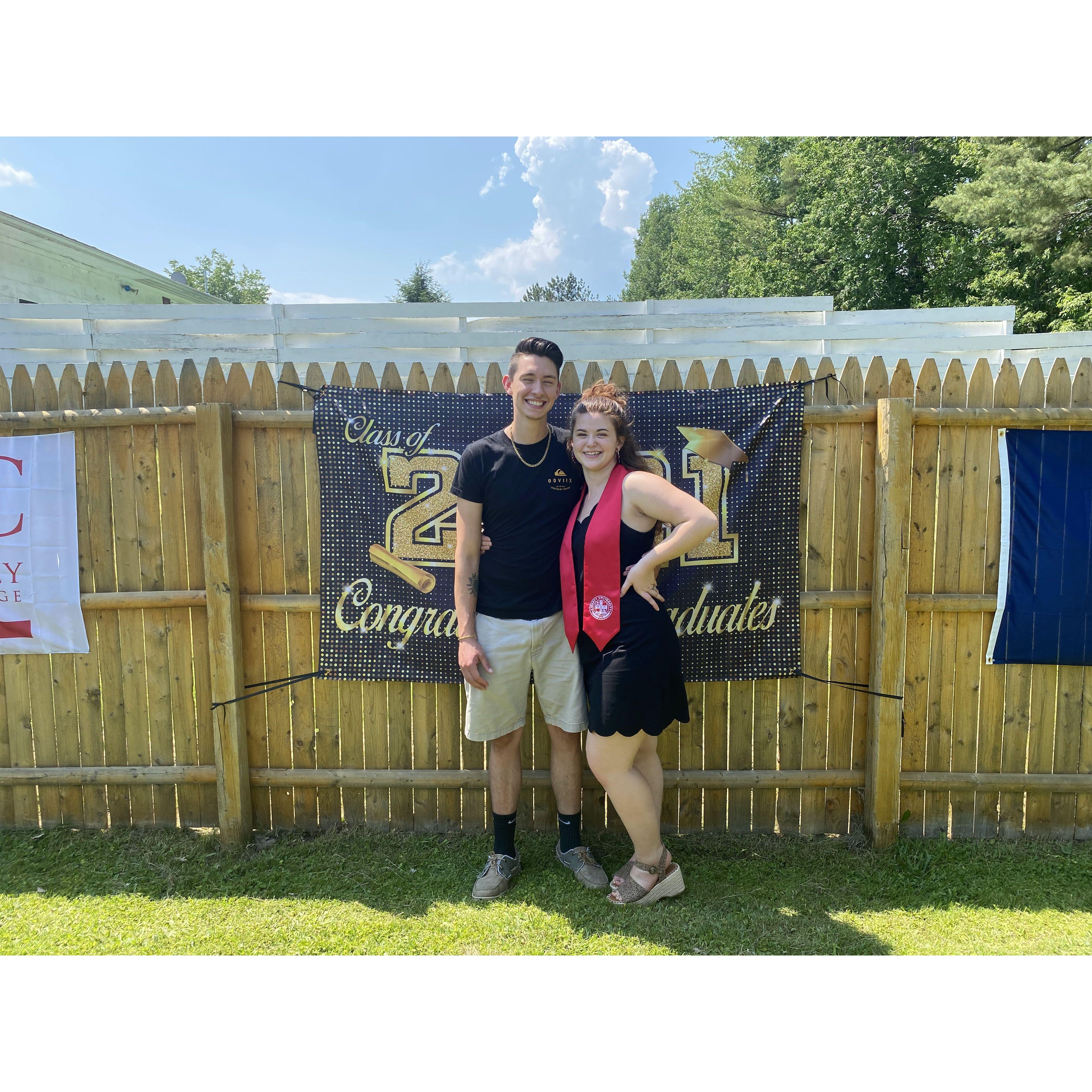 College graduation party, June 2021