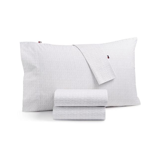 Tommy Hilfiger Selenite Cotton 4-Pc. Queen Sheet Set