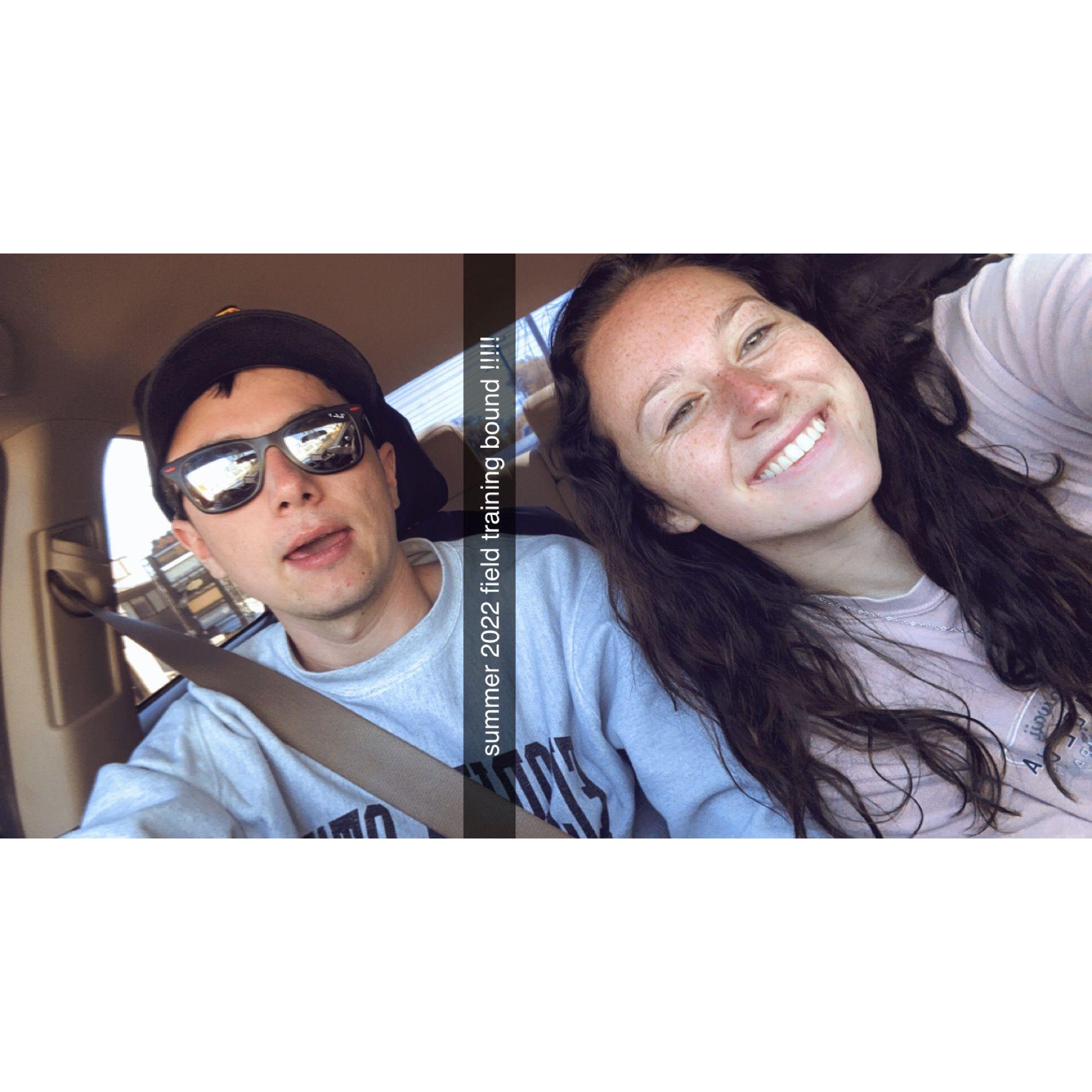 The day we found out we were going to Field Training.