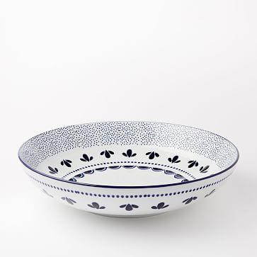 Scallop Print 9.25" Large Serve Bowl