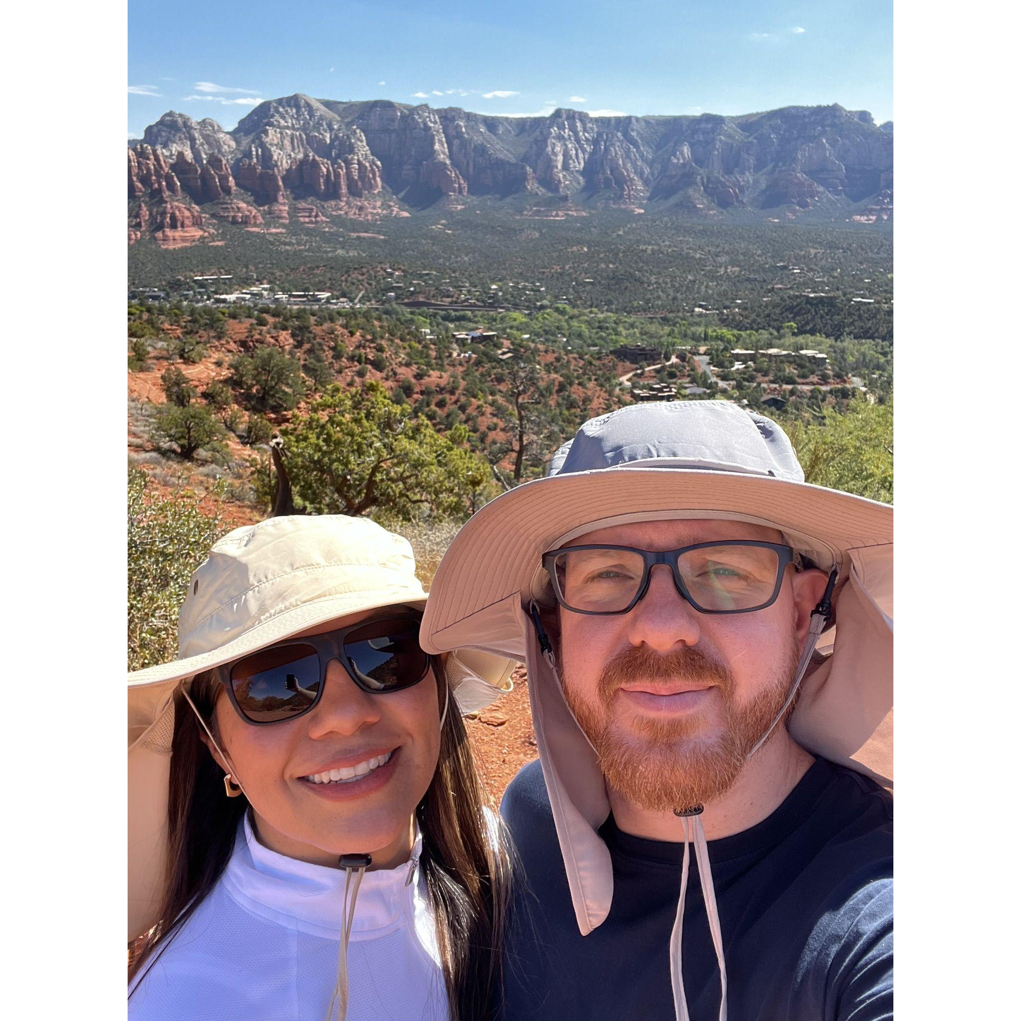 Enjoying Sedona and the amazing energy there.