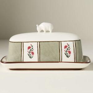 Millie Stoneware Cow Butter Dish
