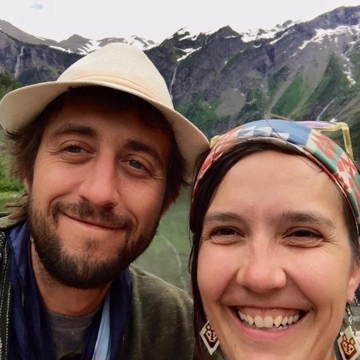 This is a photo from Glacier NP in Montana. Later that day, we bought what would eventually become our wedding rings.