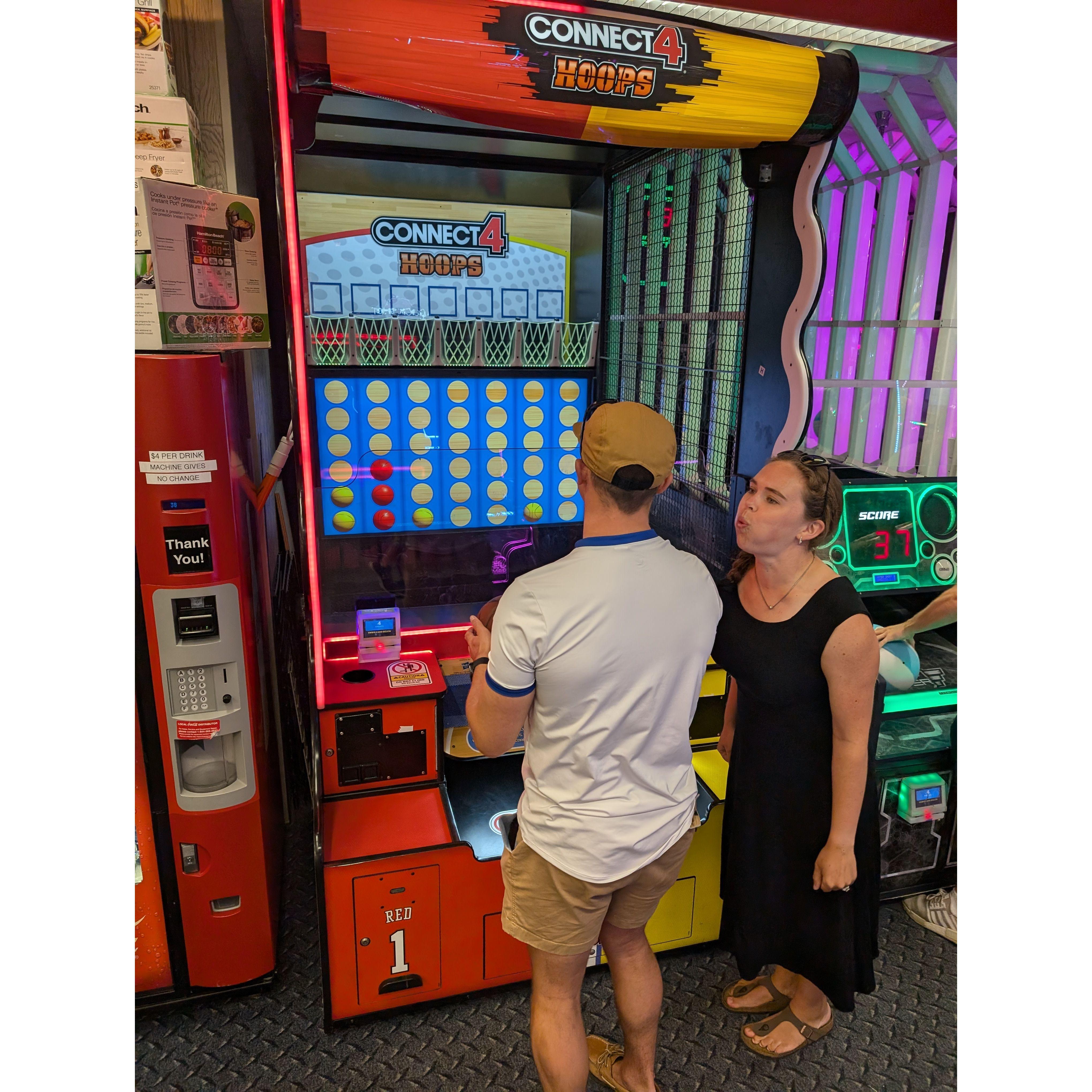 Maggie trying her best intimidation tactics