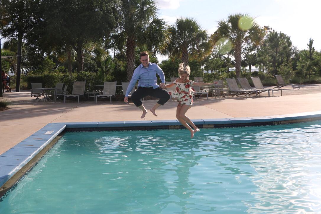 That feeling when you finally finish taking engagement photos