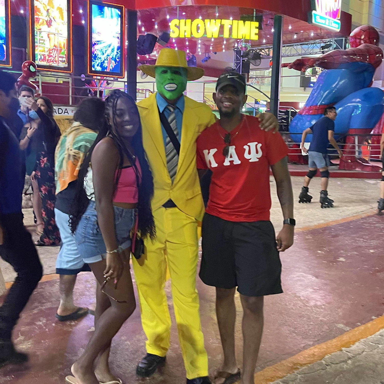 2021: Enjoying the night life in Cancun, Mexico