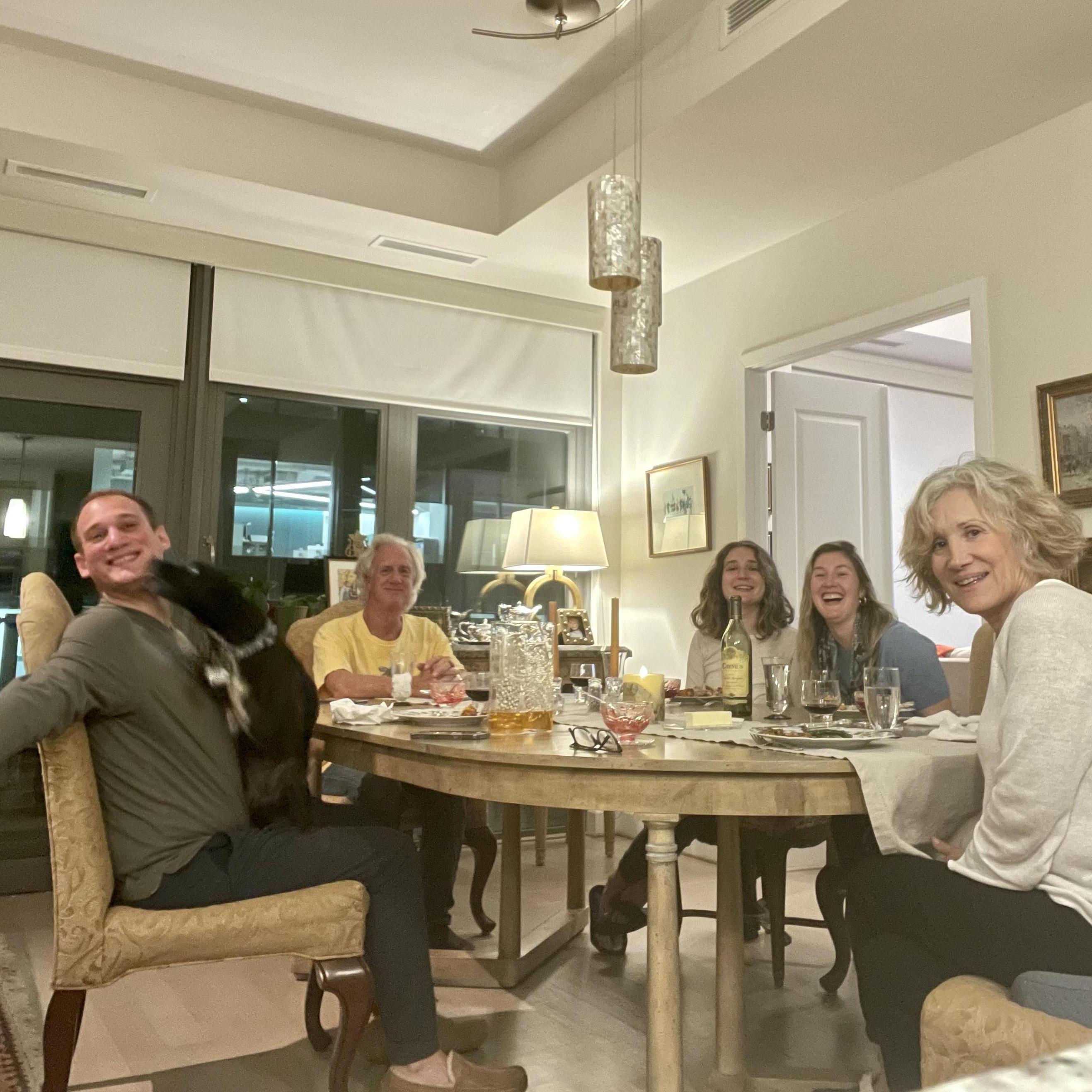 Our first Thanksgiving together was spent with the Norwoods. Violet was star of the show!