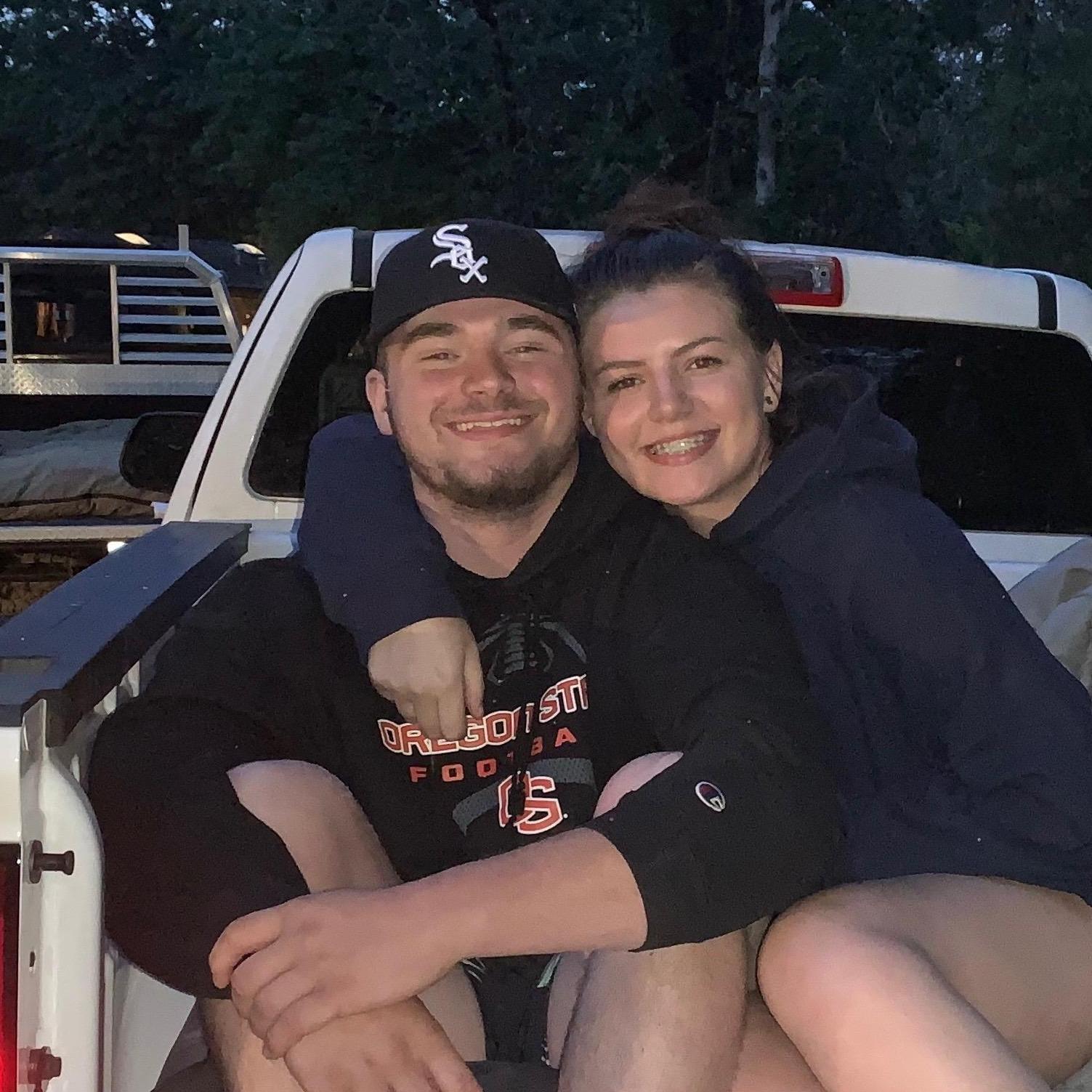 One of the many times we have been camping together!