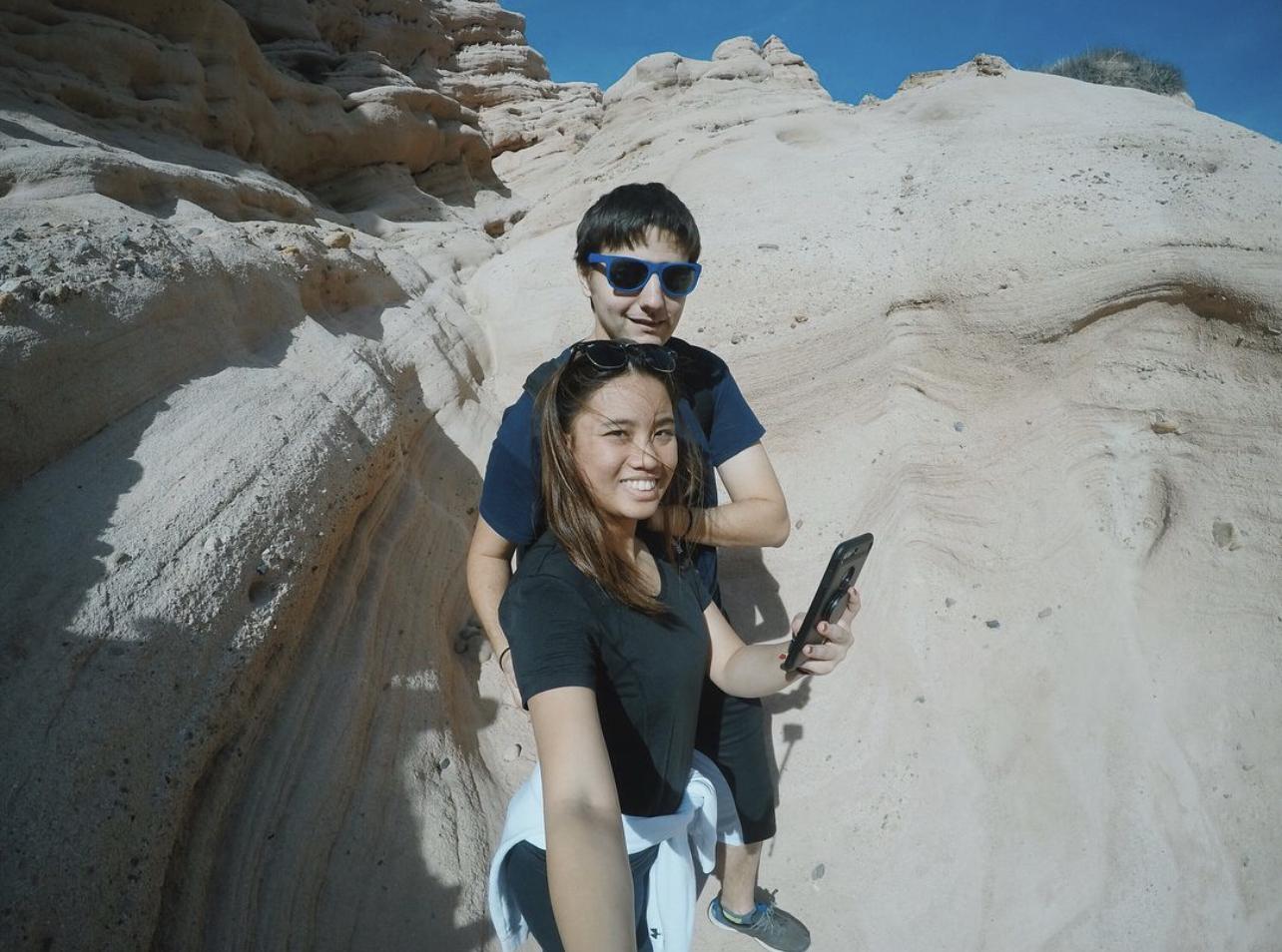 We love our little adventures! Red Rock Canyon, CA, January 28, 2018