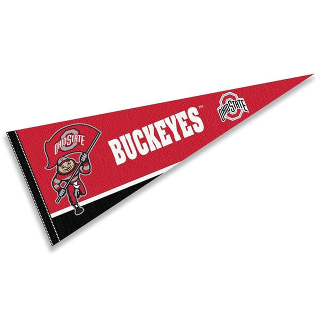 Ohio State University Buckeyes Running Brutus Pennant Flag
