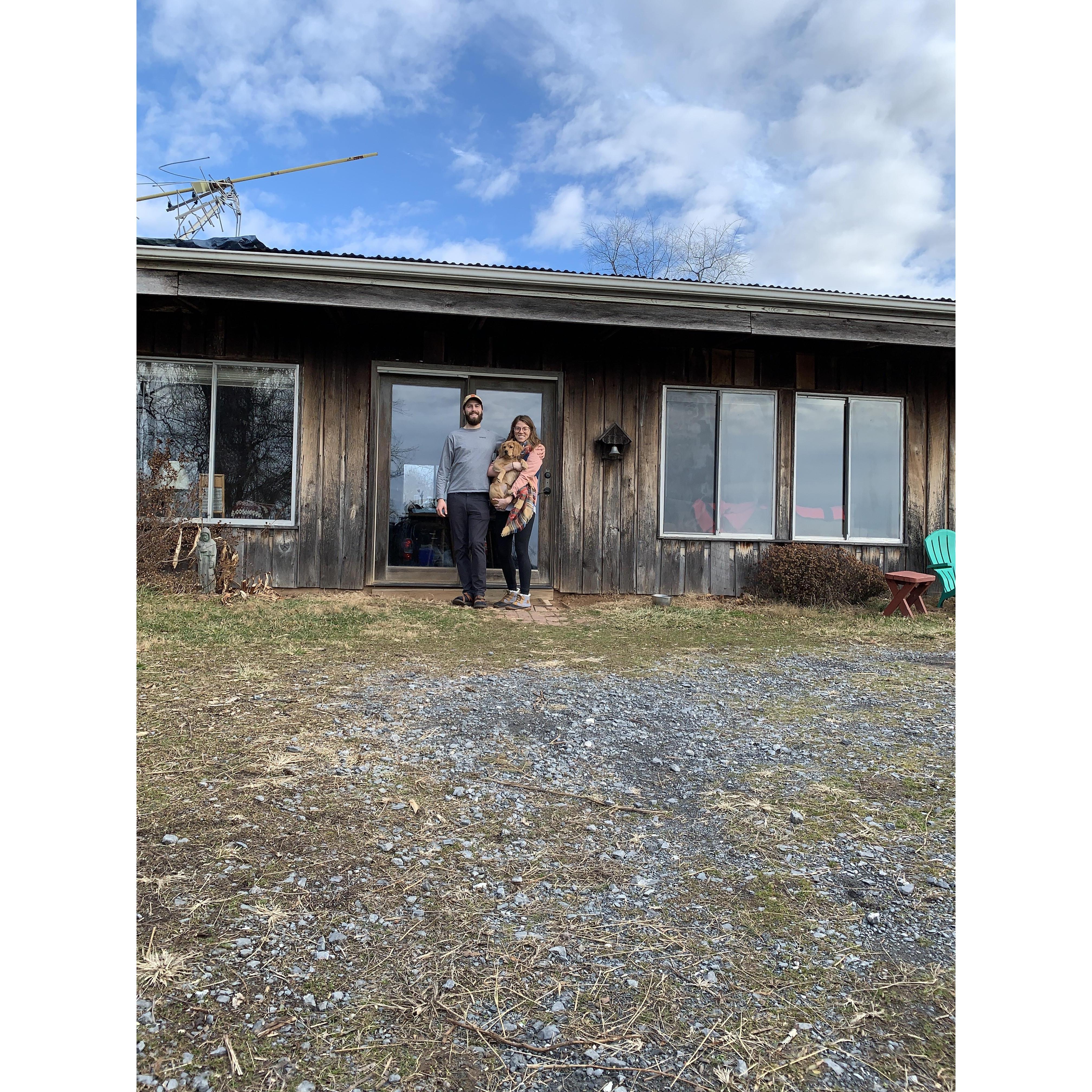 This was our DC Covid Getaway cabin we found on Airbnb. We spent a couple really peaceful weekends here.