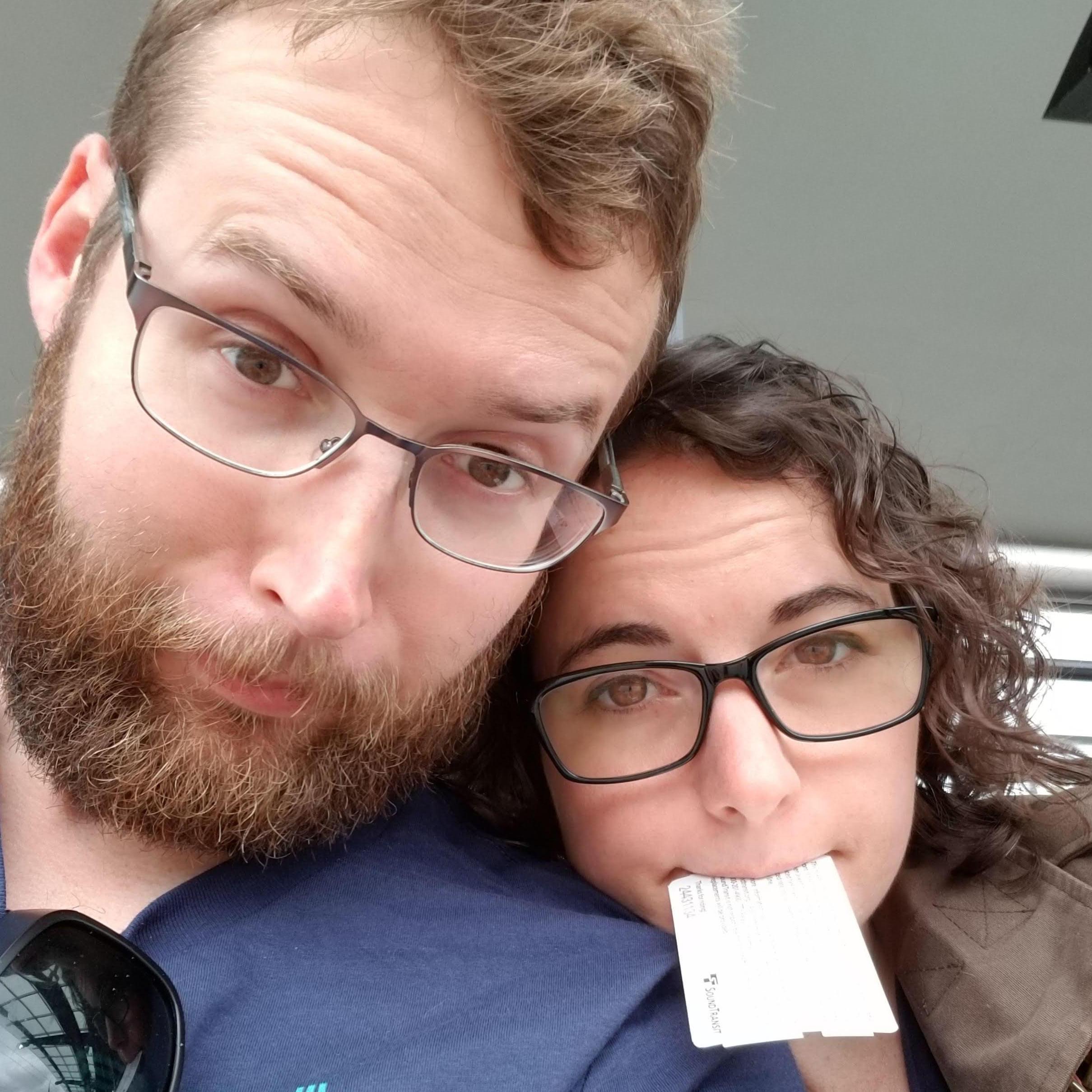 Waiting for a train in Seattle, June 2018
