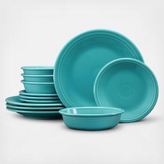 Classic Rim 12-Piece Dinnerware Set, Service for 4