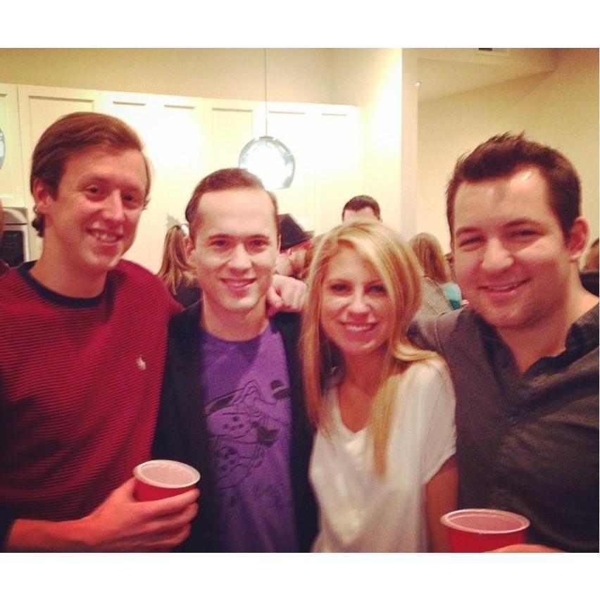 One of the many parties at Nate, Brad and Cheston’s Wrigleyville apartment ft. Groomsmen Patrick and Lincoln