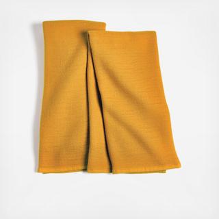 Pique Dish Towel, Set of 2