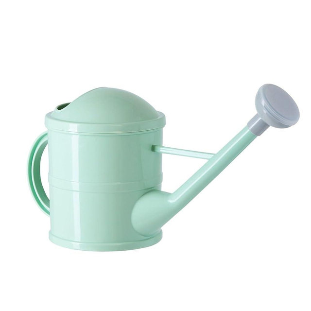 Farmlyn Creek Watering Can - Plant Waterer with Long Spout & Detachable Sprinkler Head - Compact Design for Indoor Garden - Kids Watering Can for Gardening - Green, 0.4 Gallon