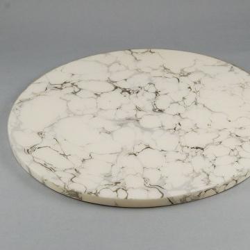 cream carrera lazy susan