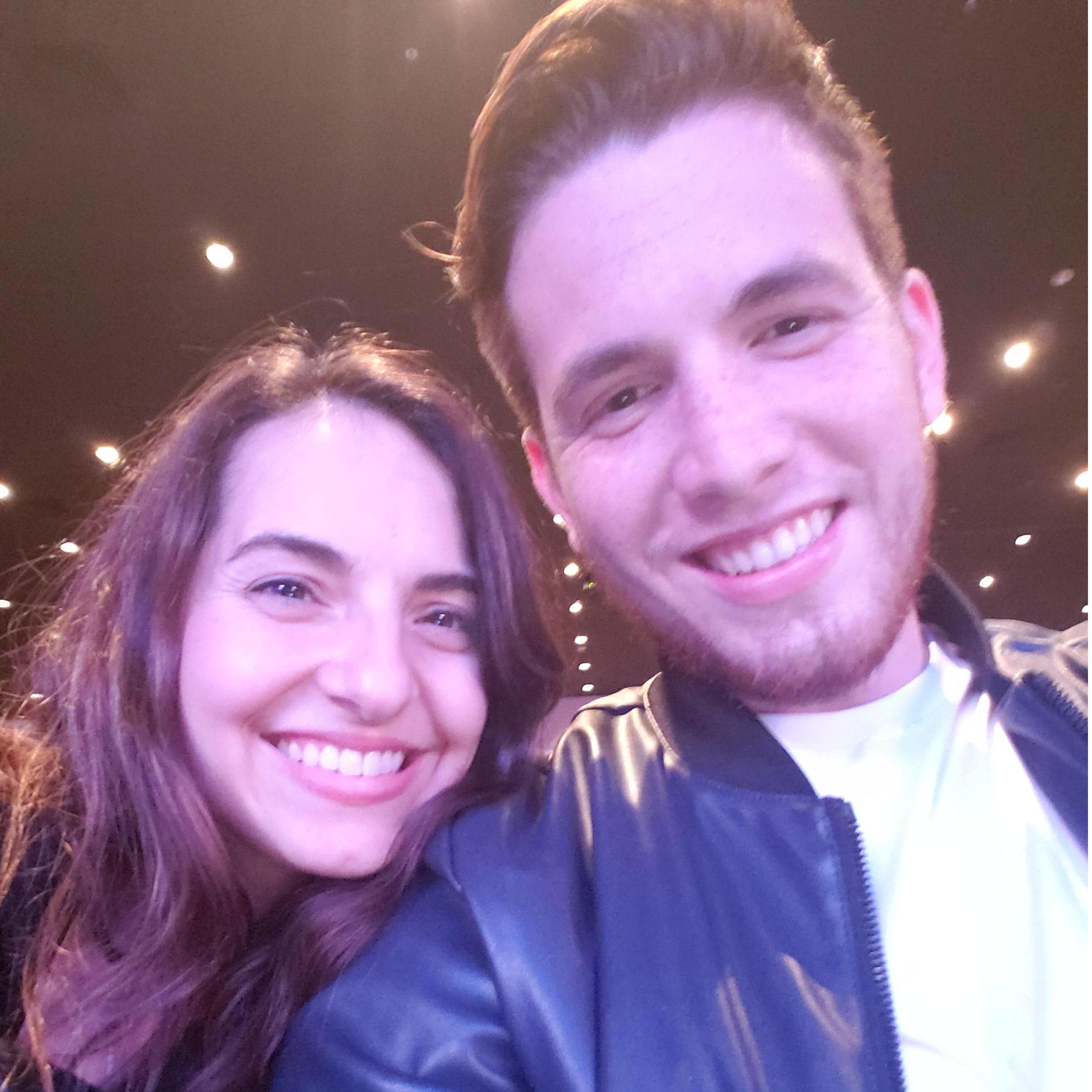 One of the happiest moments in Joaquin's life. The Earnie Has concert. His giddy enthusiasm could barely be contained while sitting in the front row.