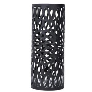 Songmics - SONGMICS Umbrella Stand Rack Free Standing for Canes/Walking Sticks 2 Hooks Black ULUC20B