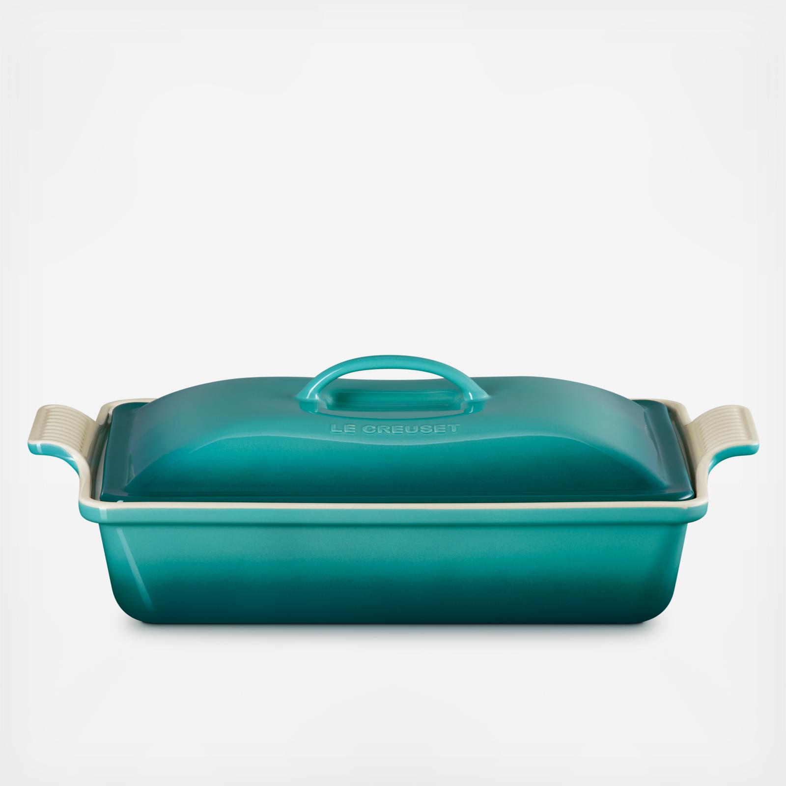 Le Creuset, Classic Heritage Covered Rectangular Casserole Dish | Zola