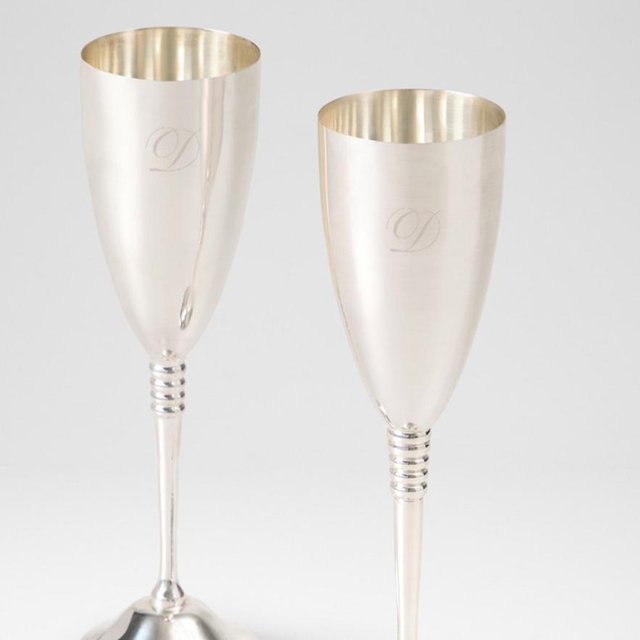 Celebration Silver Flutes, Set of 2