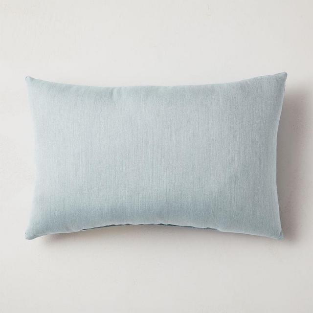 Sunbrella Indoor/Outdoor Cast Pillow, 16"x24", Mist