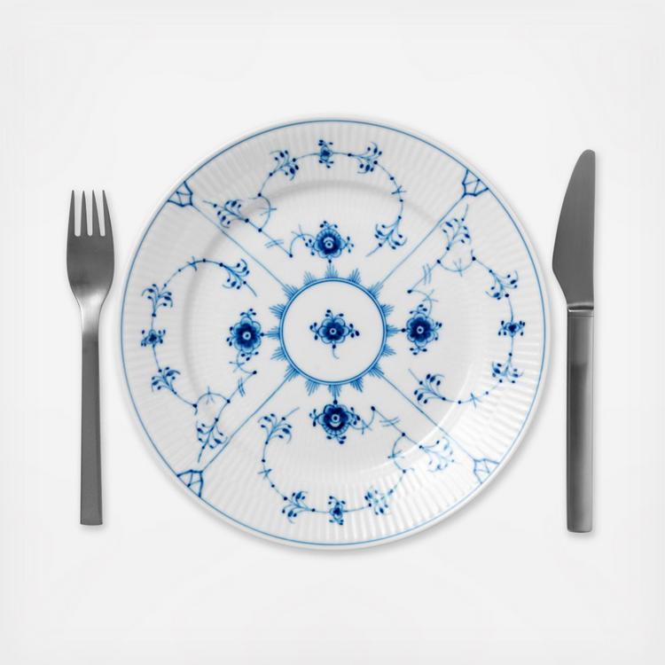 Royal Copenhagen, Blue Fluted Plain Salad Plate | Zola