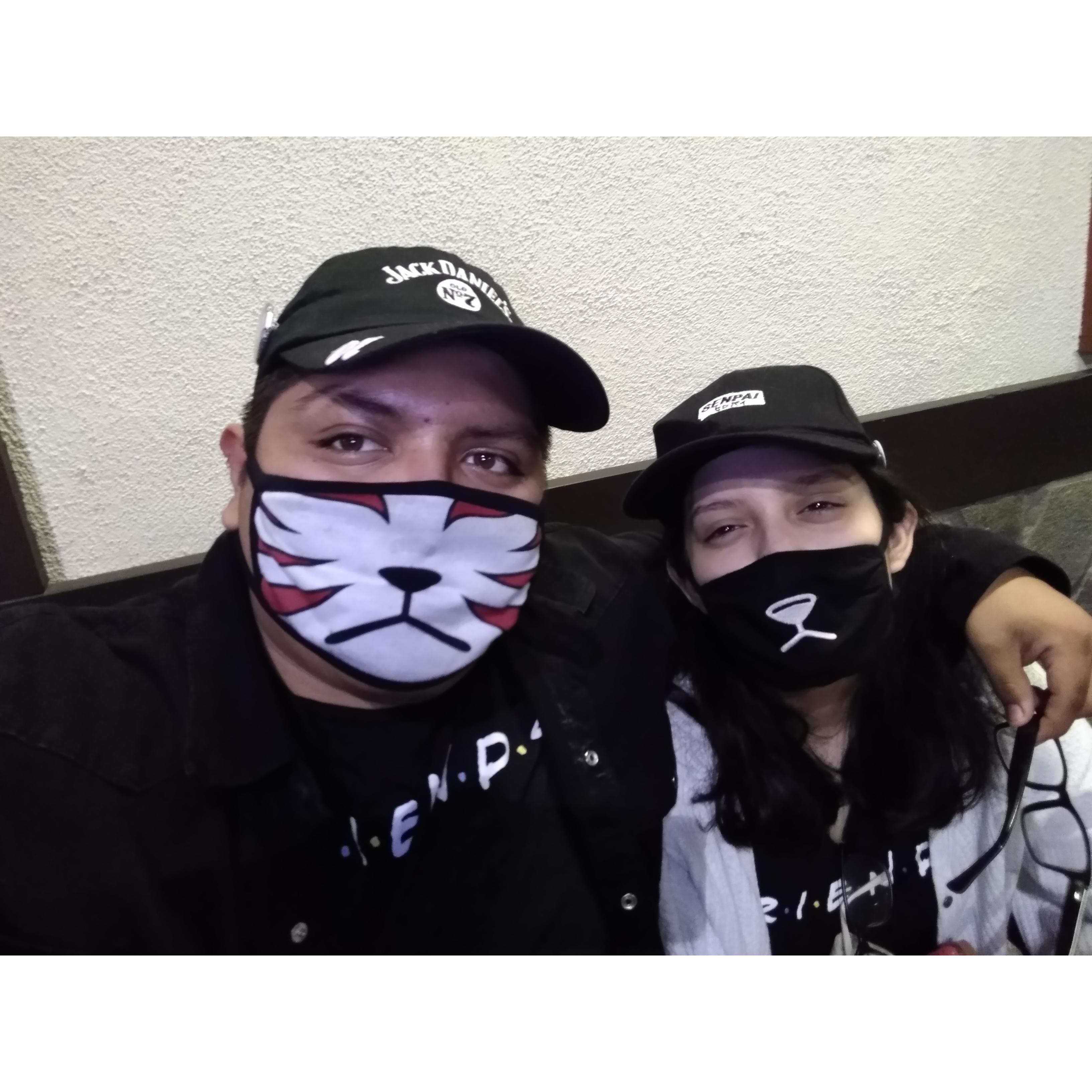 Us looking tough and ready to rumble.