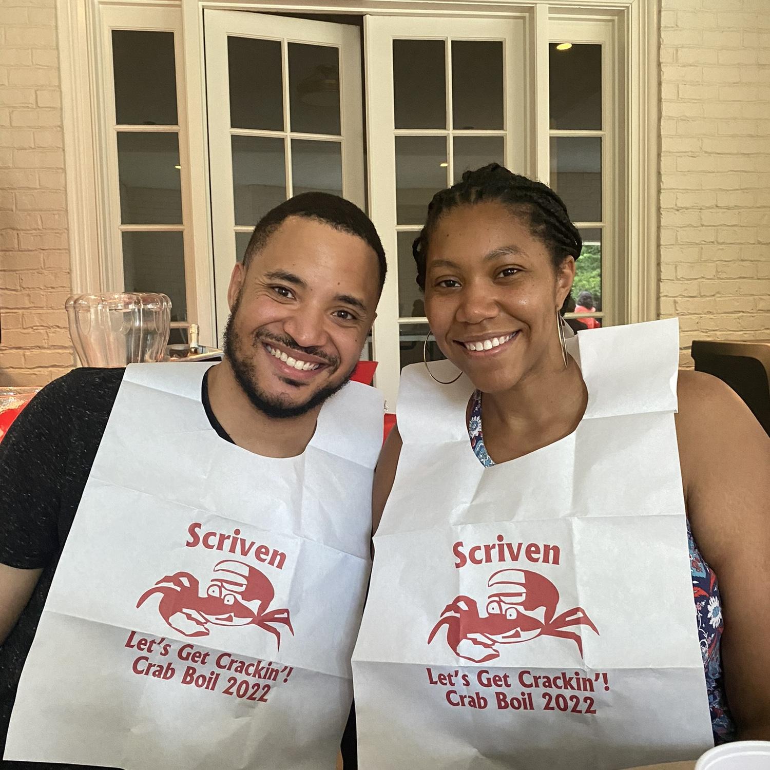 Sarah and Charles' at Tyler and Faith's Annual Crab Boil - Atlanta, GA