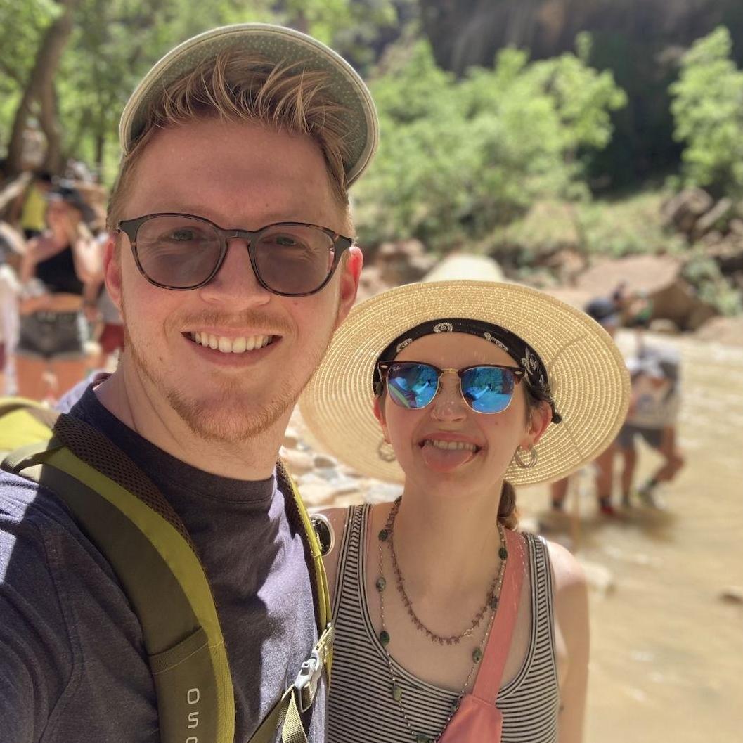 Our hike through the Narrows in Zion National Park. // 8/6/2023