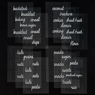 The Home Edit Pantry Labels