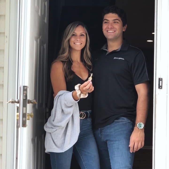 Moving into our first home together, 2020