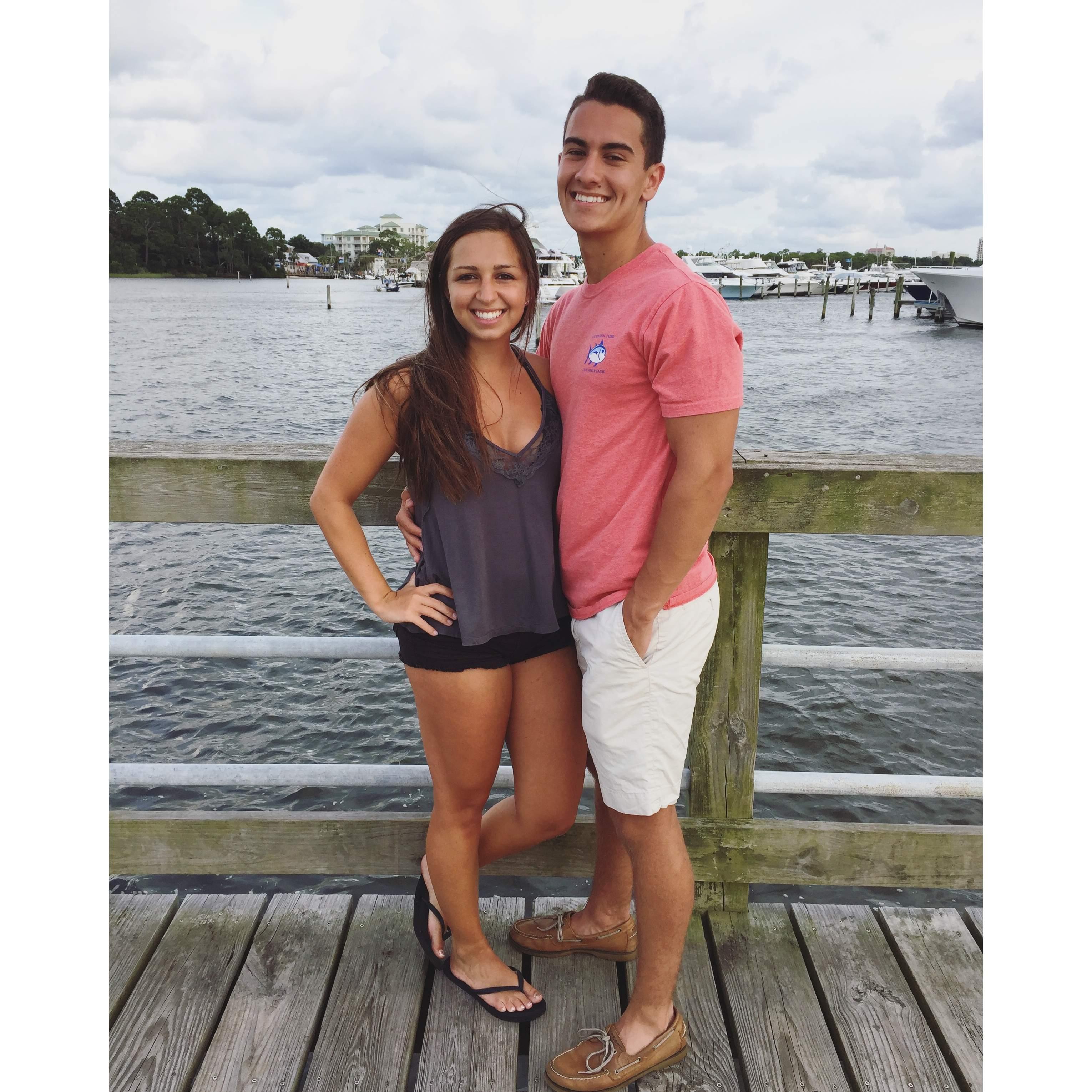 Our first vacation together