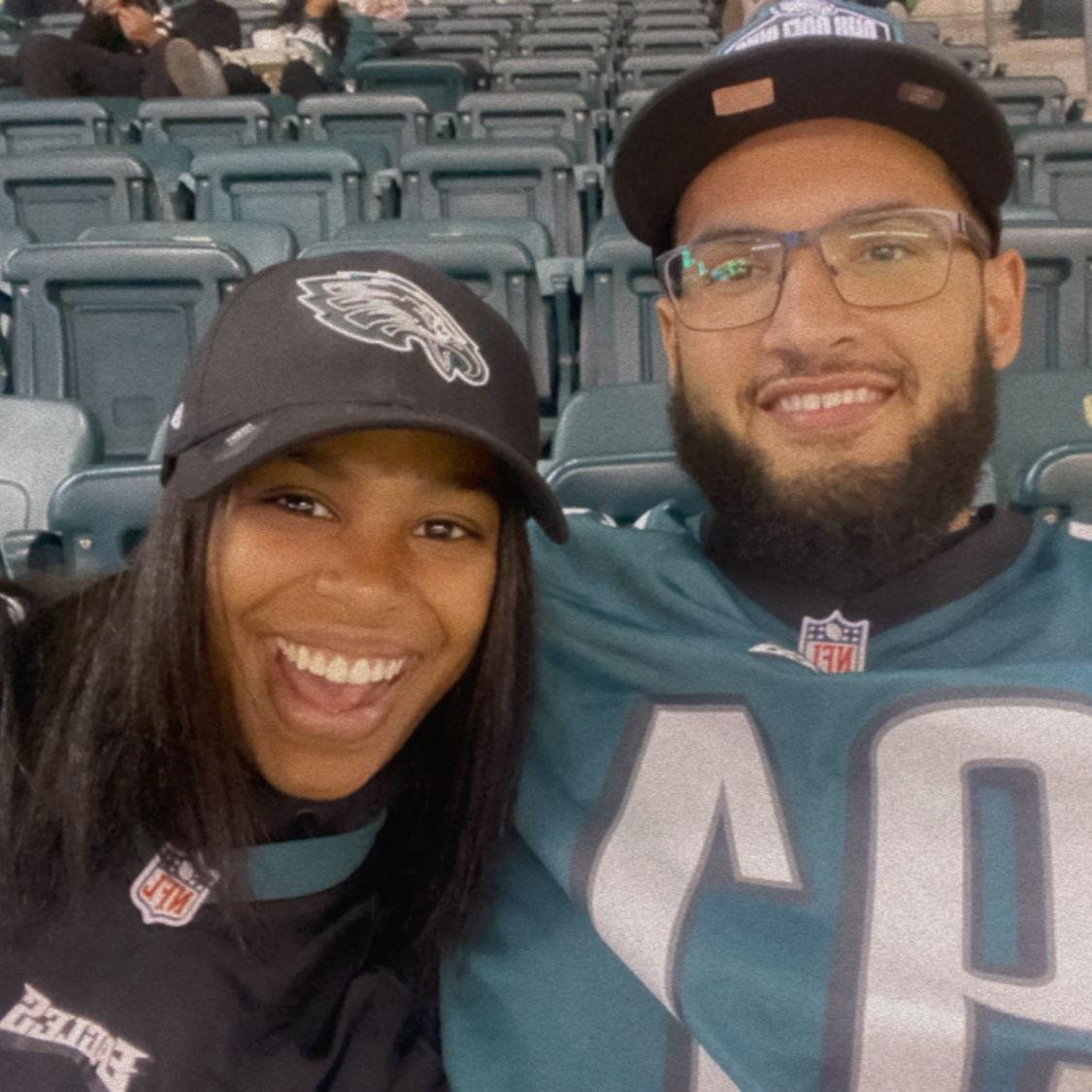 First eagles game together GO BIRDSSS