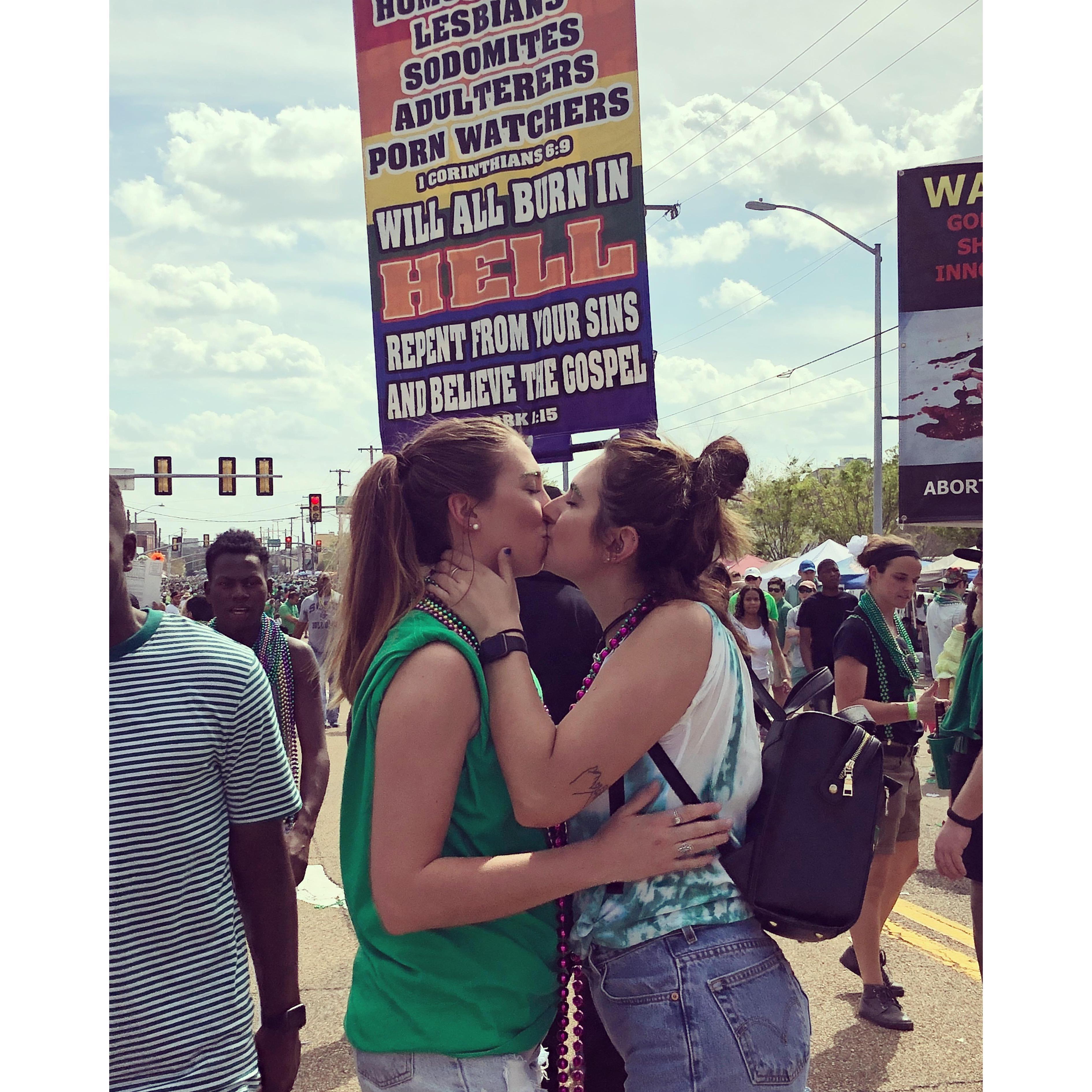 Loving each other despite the hate #loveislove