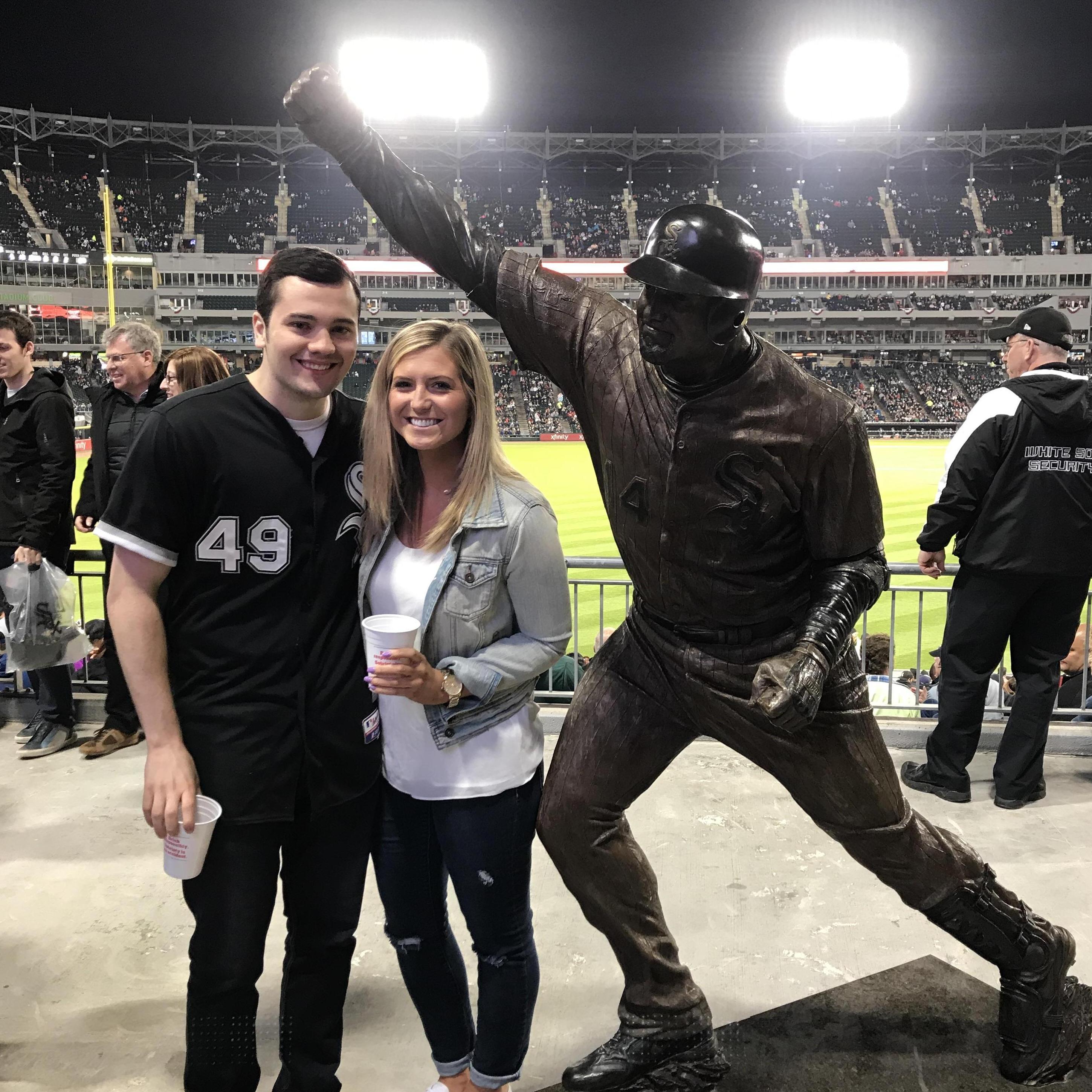 2017 - First picture we took together (Of course it was at a White Sox game)